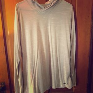Nike dri fit running shirt with hood